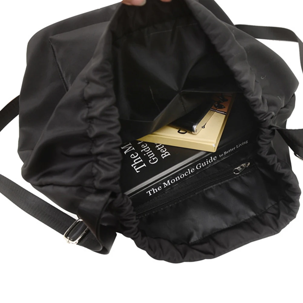 Women Men Gym Backpack Wear Resistant Swimming Large Capacity Outdoor Adjustable Strap Nylon Sports Bag With Drawstring Fitness