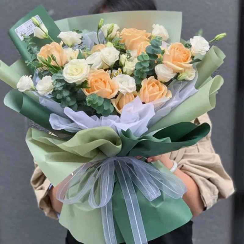 Exquisite Double-sided Bouquet Floral Wrapping Paper Florist Supplies Gift