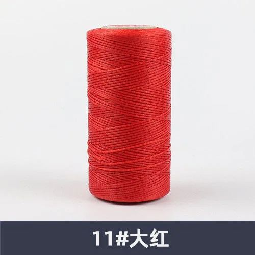 260m Waxed Cord Polyester Cotton Cord Leather Thread Sewing Threads For Shoes Luggage Bracelet Jewelry Making Accessories 0.8mm images - 6