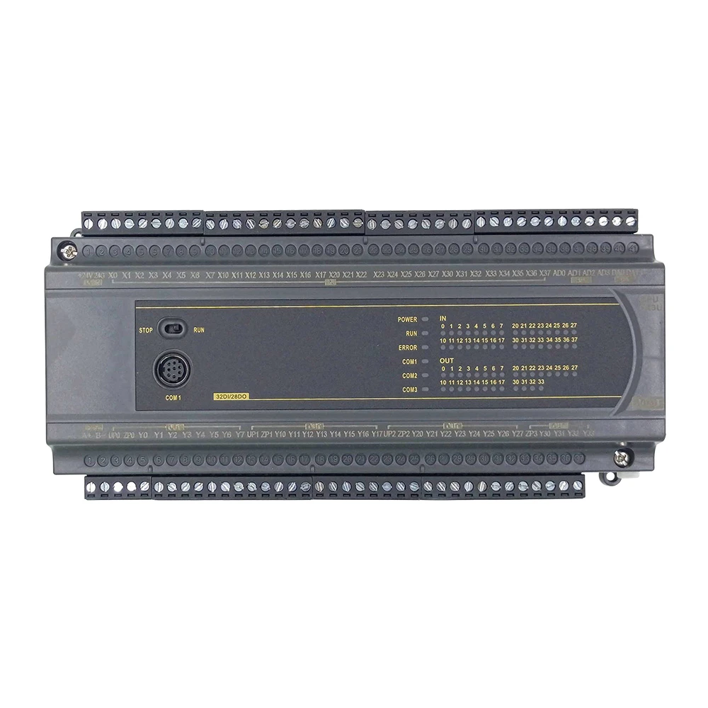 FX3U 14/20/24/32/40/60 MR/MT 4AD 0-20 мА 2DA 0-10 в аналоговый RS485 MODBUS релейный транзист PLC