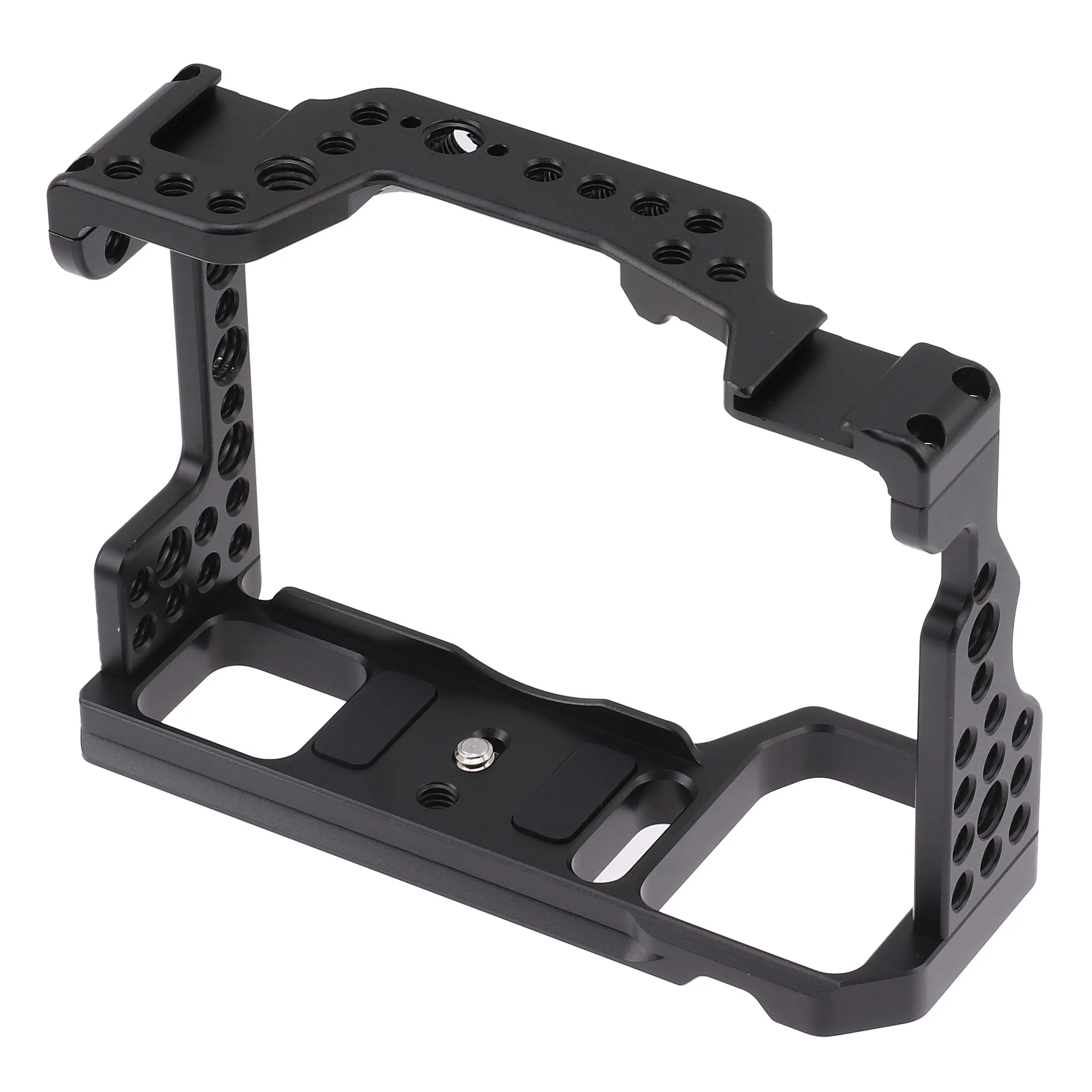 RaidNeo Full Camera Cage Rig for Sony A7III A7RIII A7II A9 Video Shooting Extension Stabilizer with Cold Shoe 1/4 3/8 Screw Hole