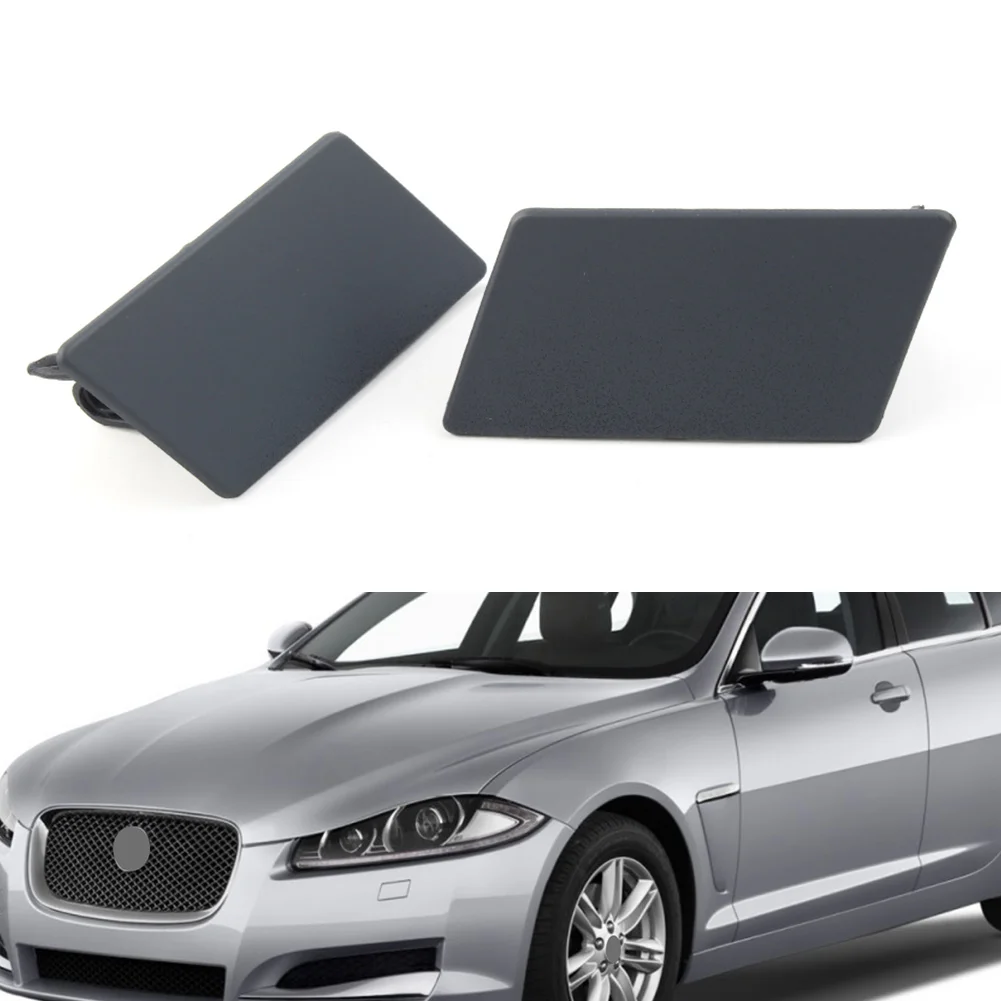 

Car Front Bumper Headlight Head Lamp Light Washer Cover Cap Left+Right 2Pcs For Jaguar XF X250 XFR XFR-S 2012 2013 2014 2015