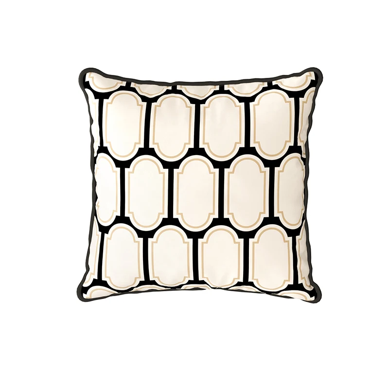 

DUNXDECO Черная бархатная наволочка 43x43 см