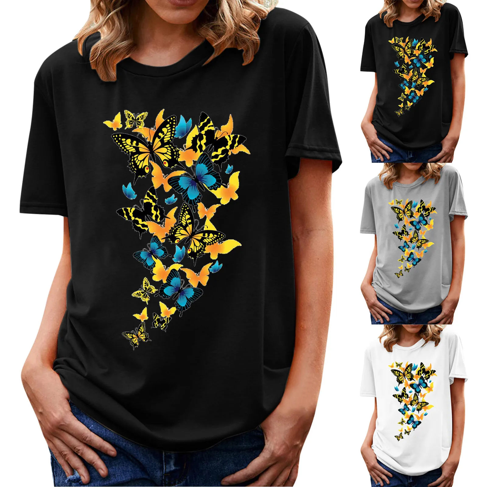 

Женская летняя футболка, топы, Короткие Свободные топы для активного отдыха, женские хлопковые мягкие Футболки с длинным рукавом для женщин