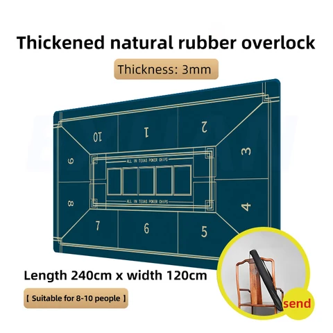 Новый дизайн портативный круглый коврик для покерного стола фланелевая поверхность Техасский Холдем покерная скатерть для семейной искусственной игры