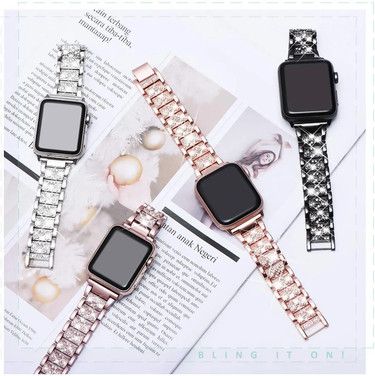 Браслет из нержавеющей стали для Apple Watch band 40 мм 44 38 42 | Наручные часы