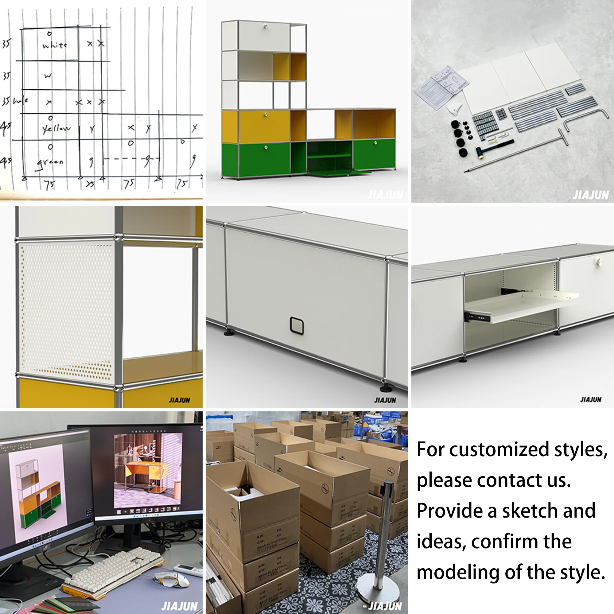 Новое поступление Лидер продаж | Разноцветный металлический шкаф для телевизора
