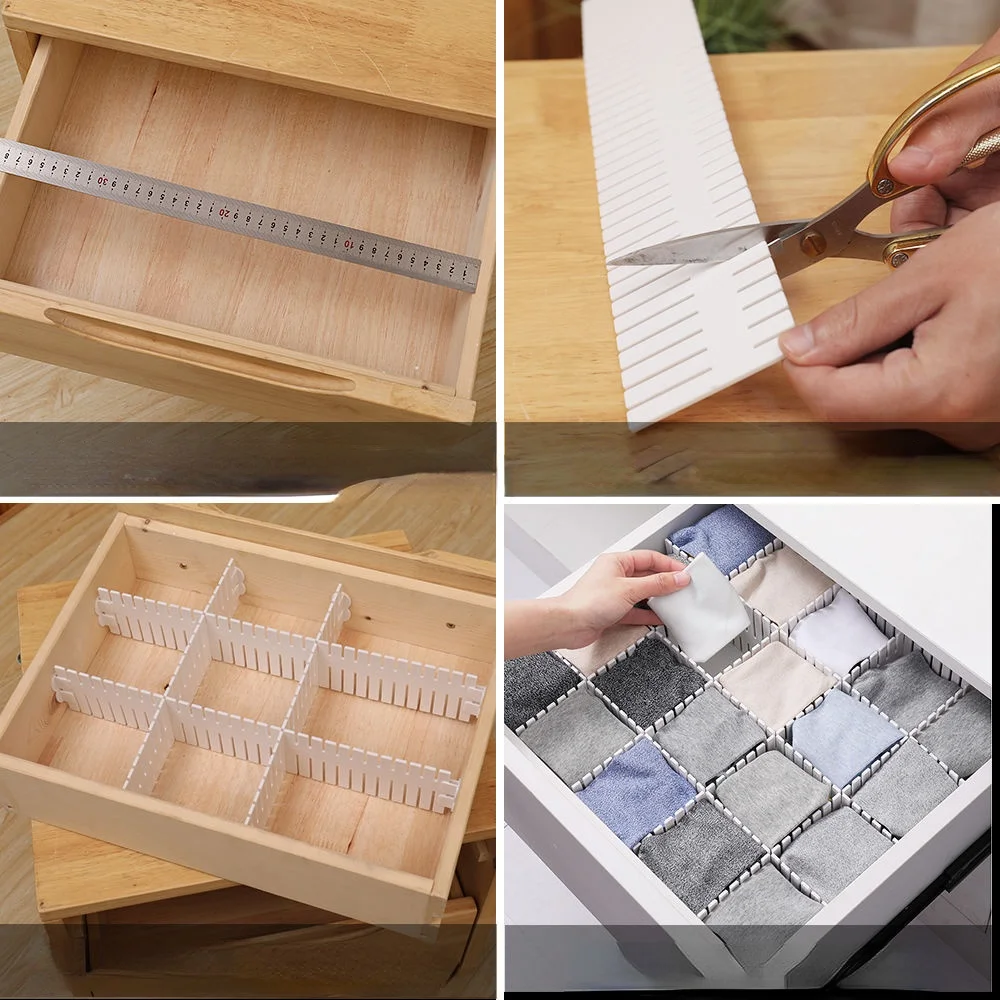 2 шт. Регулируемый разделитель для ящиков | Дом и сад