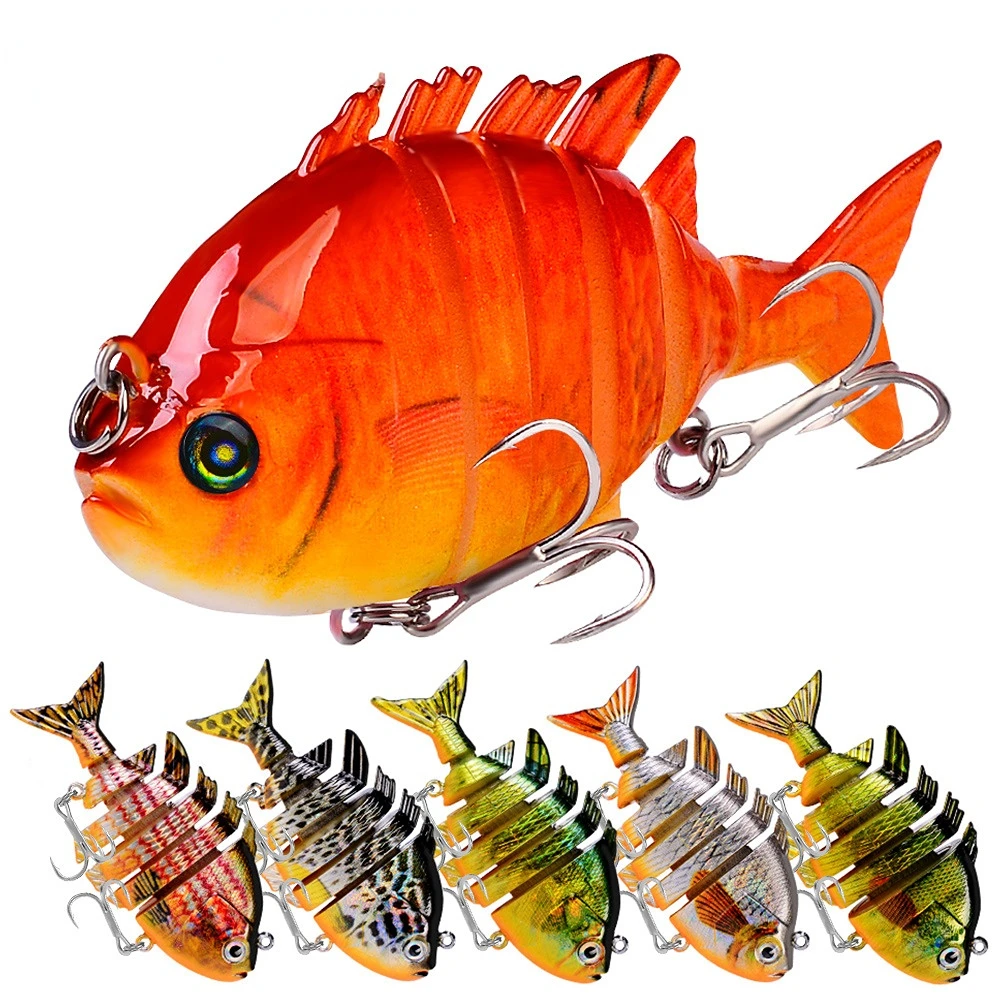 

Fishing Lures Hard Swimbait 14.5g/8cm ABS Plastic Material BKB Hook Fishing Accessories 3D Lifelike Eyes HS037