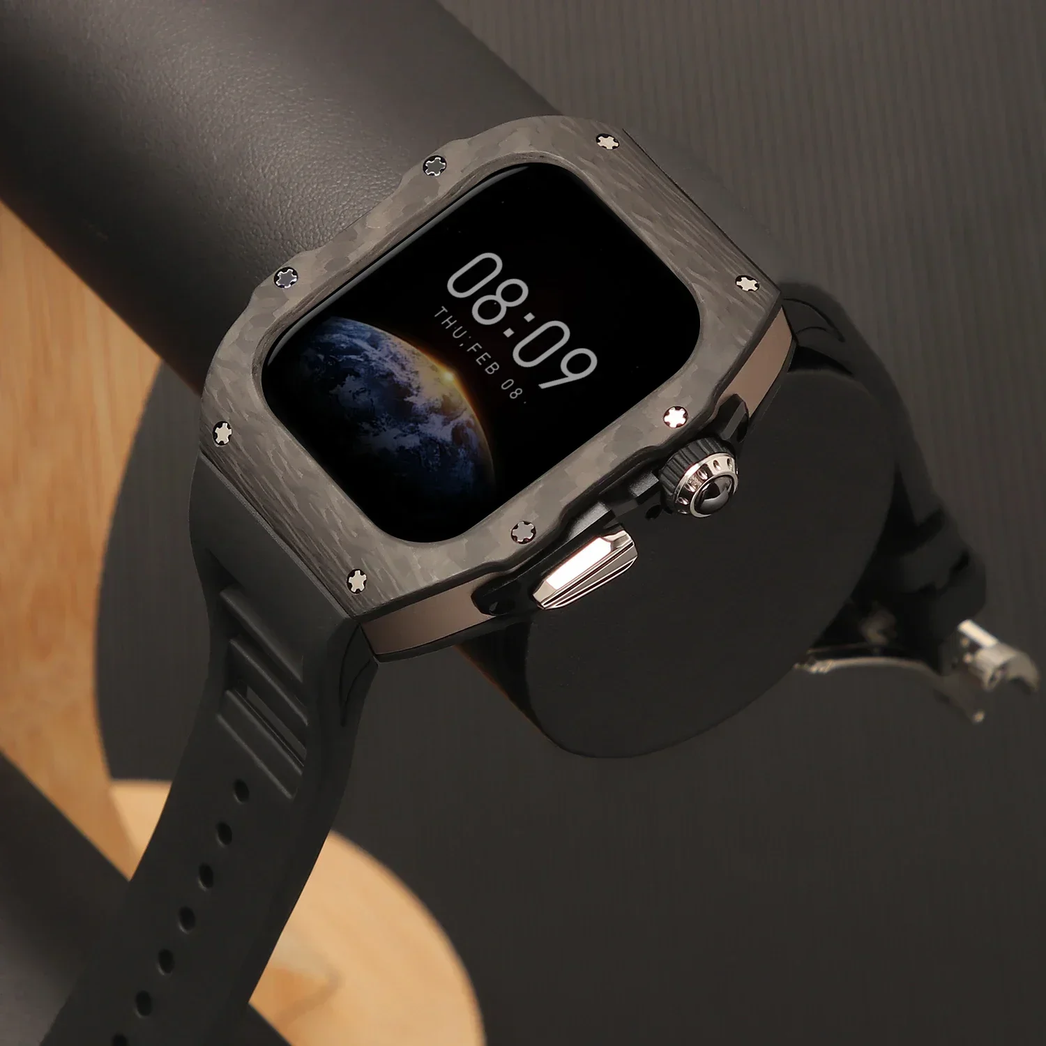 Ремешок из углеродного волокна для Apple Watch S10 42 мм 46