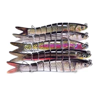 luya knotty fish 8 segments 13 7cm 27g 4 bionic hard bait accesorios de pesca isca artificial para tucunar%c3%a9 fishing gear