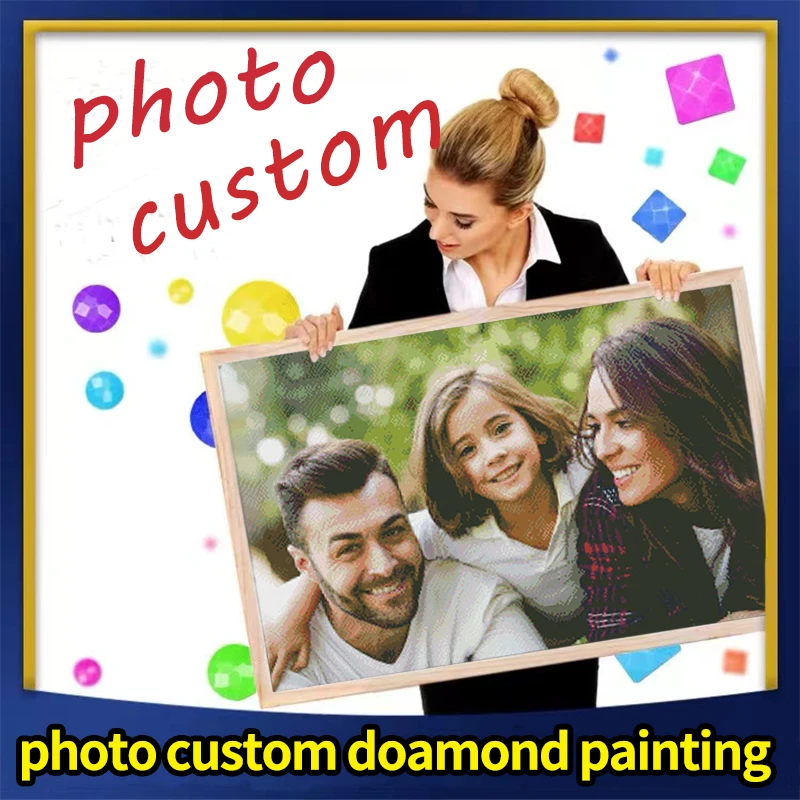 5d Photo Custom Diamond Painting Personal Picture Diy Cross Stitch Diamond Pictures To Make Mosaic Art Gift Decorative Paintings