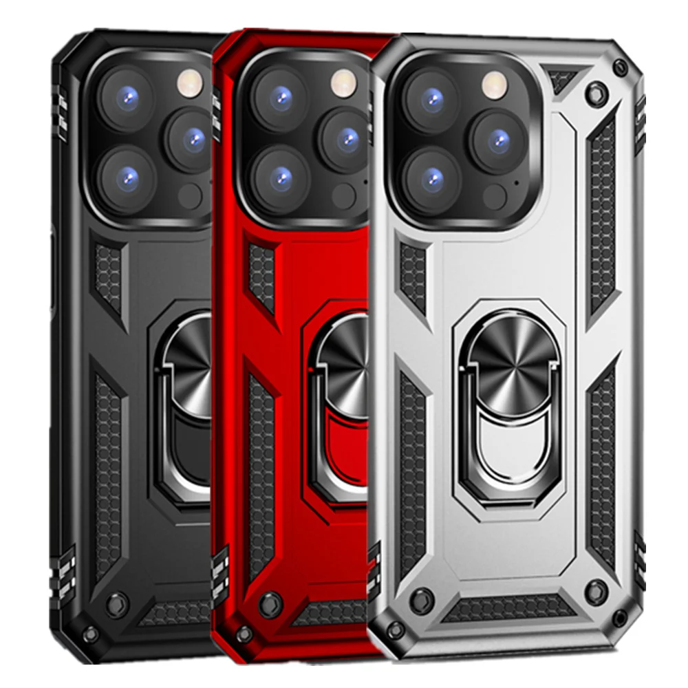 

For iPhone 14 Pro Max Case iPhone 14 Pro Armor Military Shockproof Magnetic Car Holder Ring Cover For iPhone 14 Plus 14 Pro