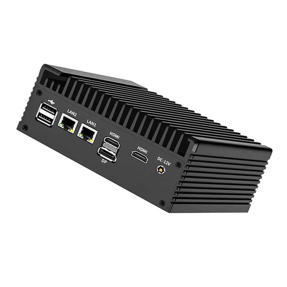Промышленный мини-ПК Topton 2x2.5G Nics Intel N150 N100 безвентиляторный, 2*COM, NVMe, DDR4, 2*HD, 1*DP, Type-C, с функцией фаервола (art.: 3920d4094ddcb) - 3920d4094ddcb