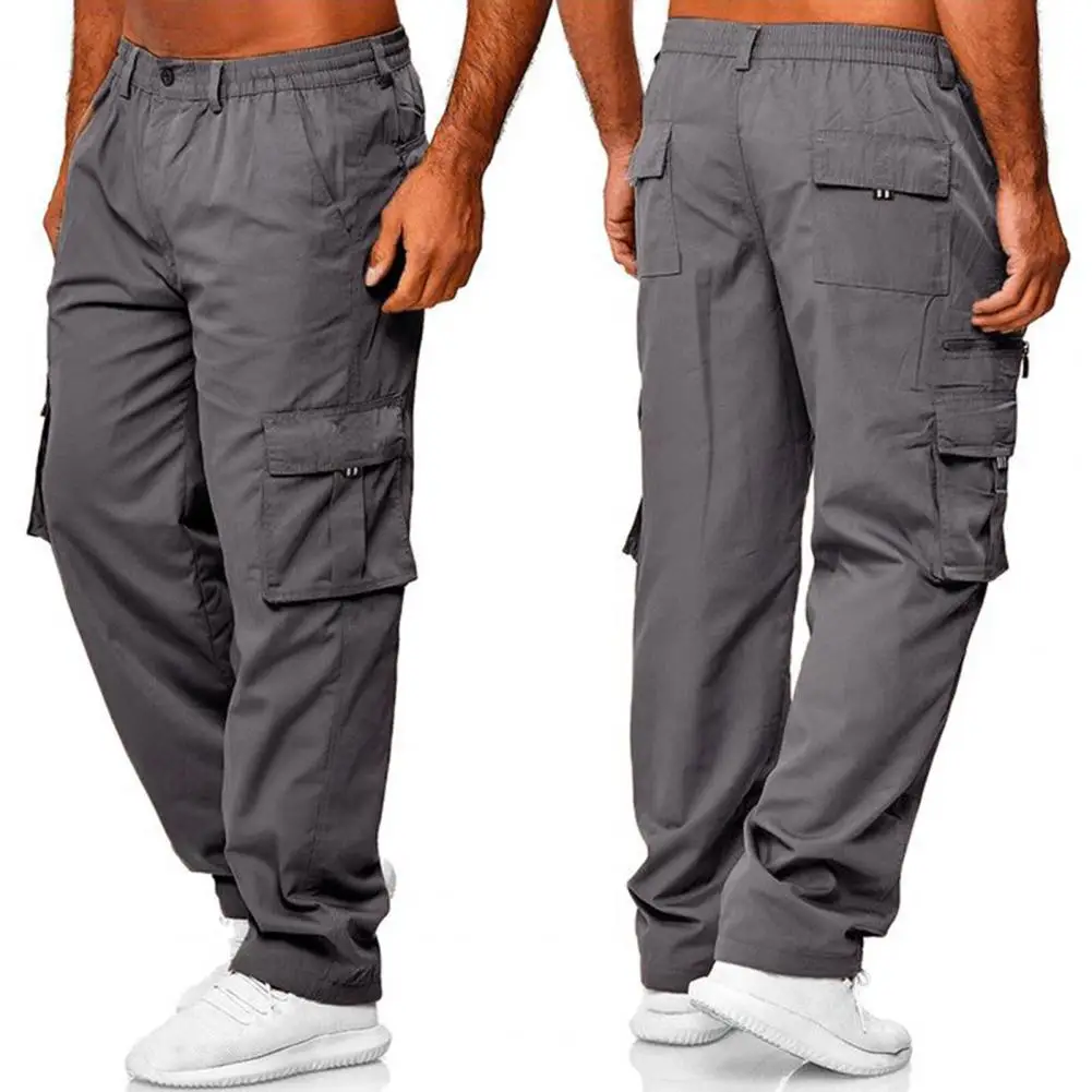 

Men's Cargo Pants Mens Casual Multi Pockets Military Large Size Tactical Pants Men Outwear Army Straight Winter Pants Trousers