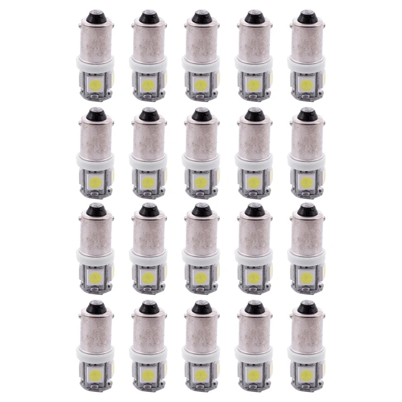

20 X White BA9S T4W светодиодный LED SMD 5050 Световой индикатор автомобиля