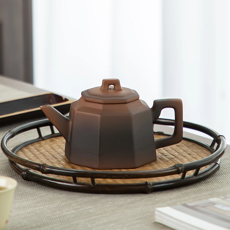 Купи Ceramic Purple Pottery Teapot Single Household Purple Sand Teapot Handmade Retro Kung Fu Tea Teaware High-Capacity Pot за 5,090 рублей в магазине AliExpress