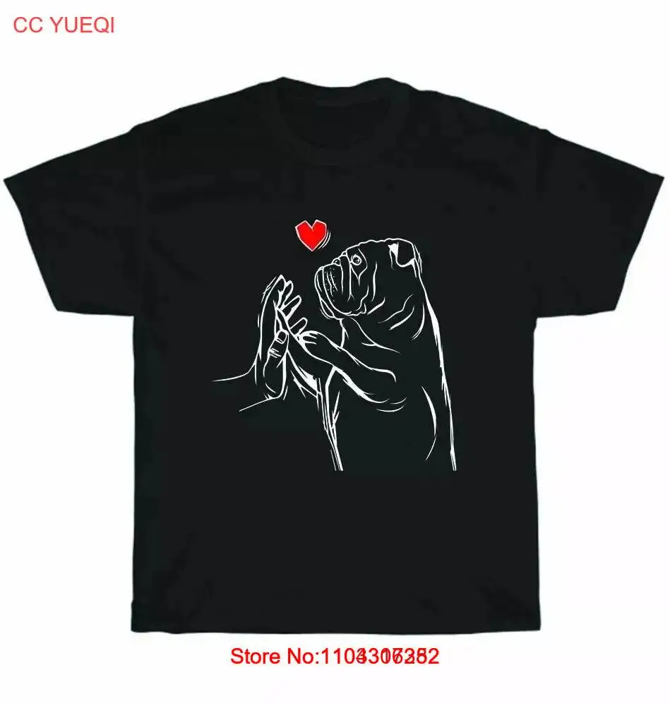 English Bulldog Heart Love Bully Mama Mom Bull Dog Pet Puppy Lover T-Shirt Gift