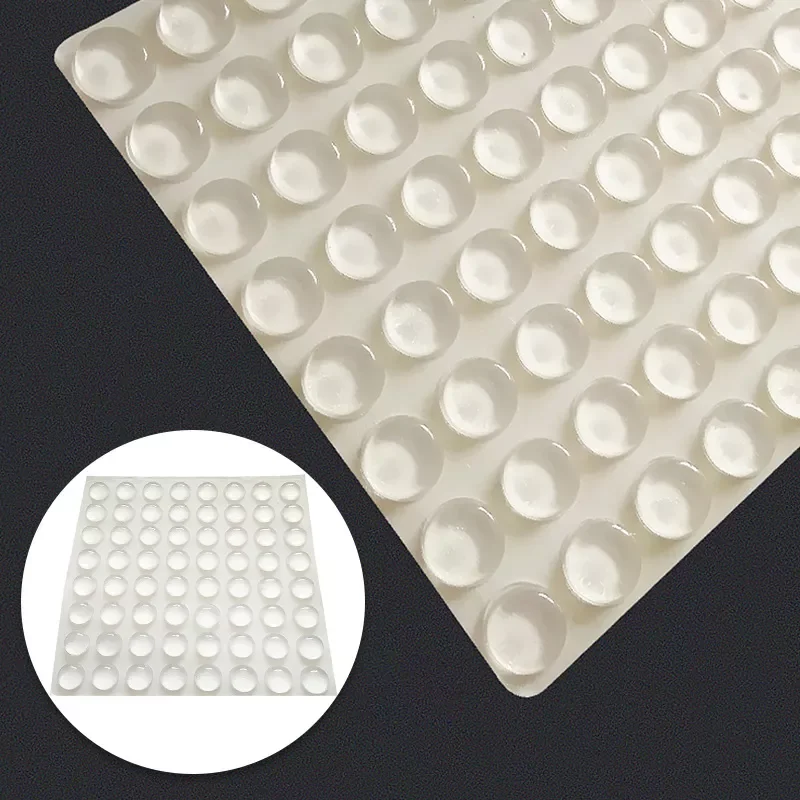 

24PCS/Set Hot Sale Transparent Self Adhesive Anti Slip Soft Silicone Shock Absorber Cushion For Closestool Furniture Accessories