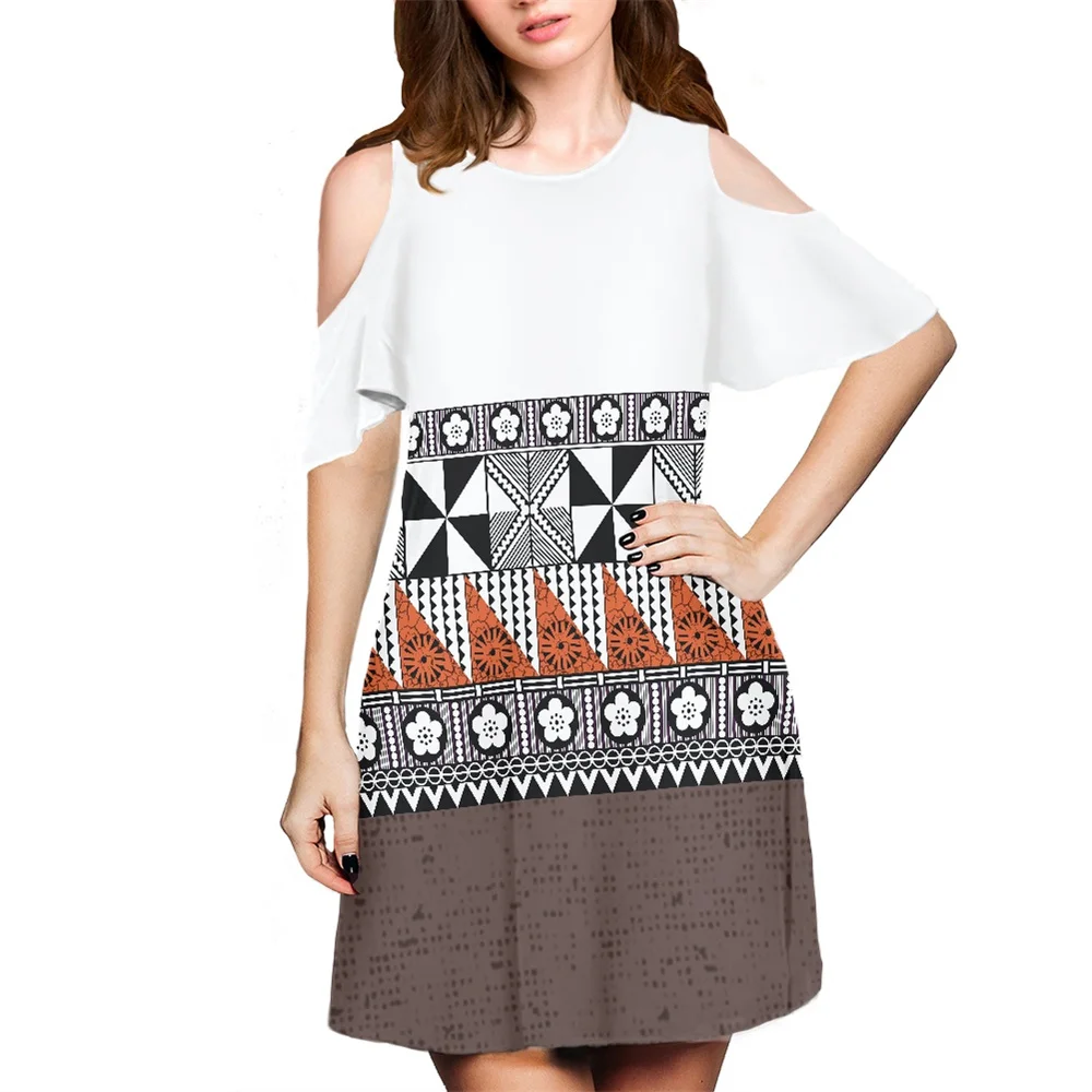 Оптовые цены элегантное платье полинезийское этническое самоанское Tongan Tapa с