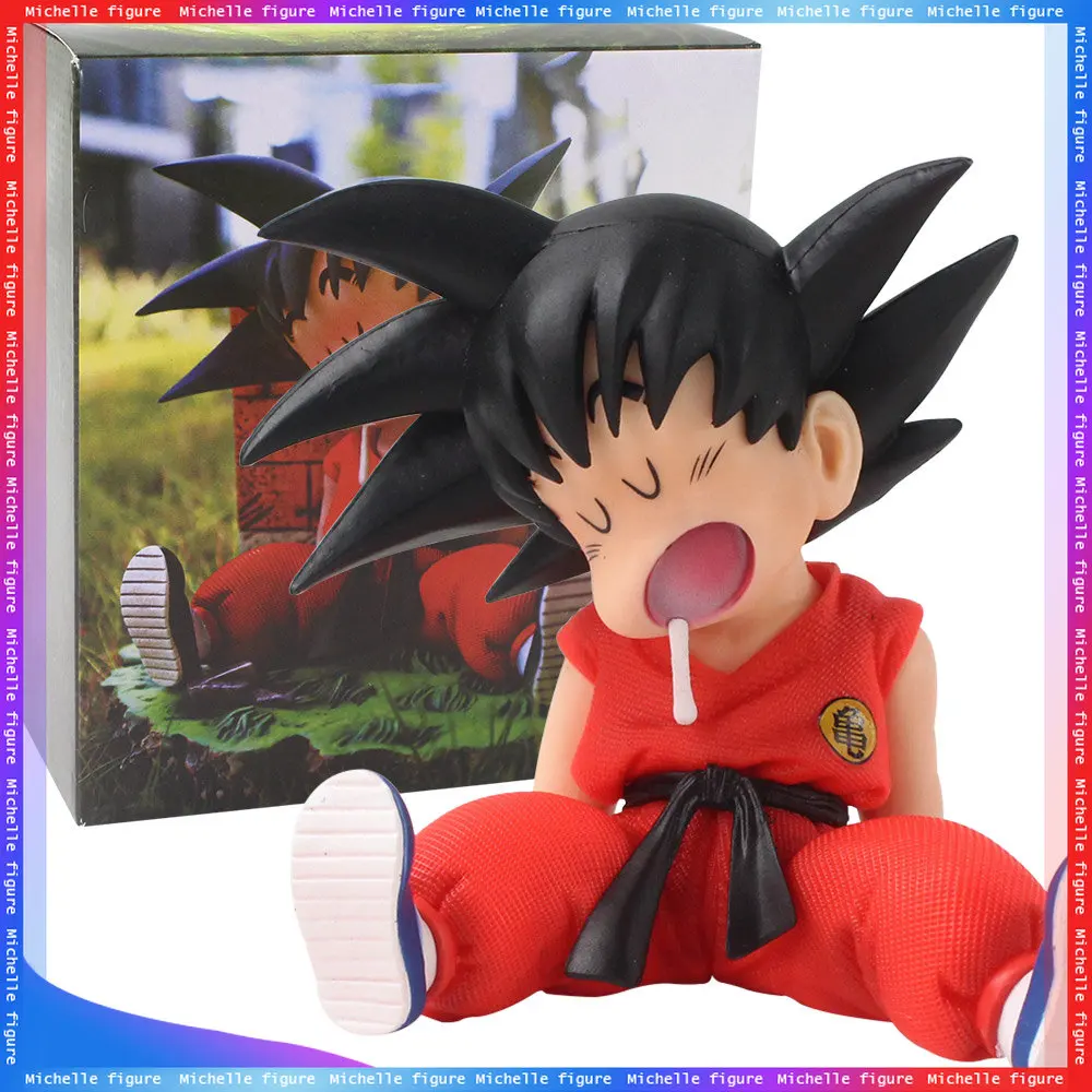 

Anime Figure Dragon Ball Z Kakarotto GK PVC Action Figure Auto Accessories Sitting Posture Sleep Son Goku Model Toys Gifts