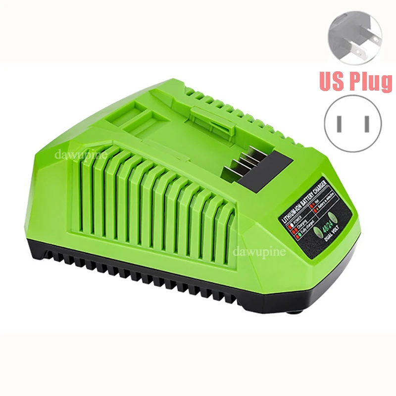 

Аксессуары для электроинструментов Dawupine Быстрое зарядное устройство для Greenworks 24В/48В