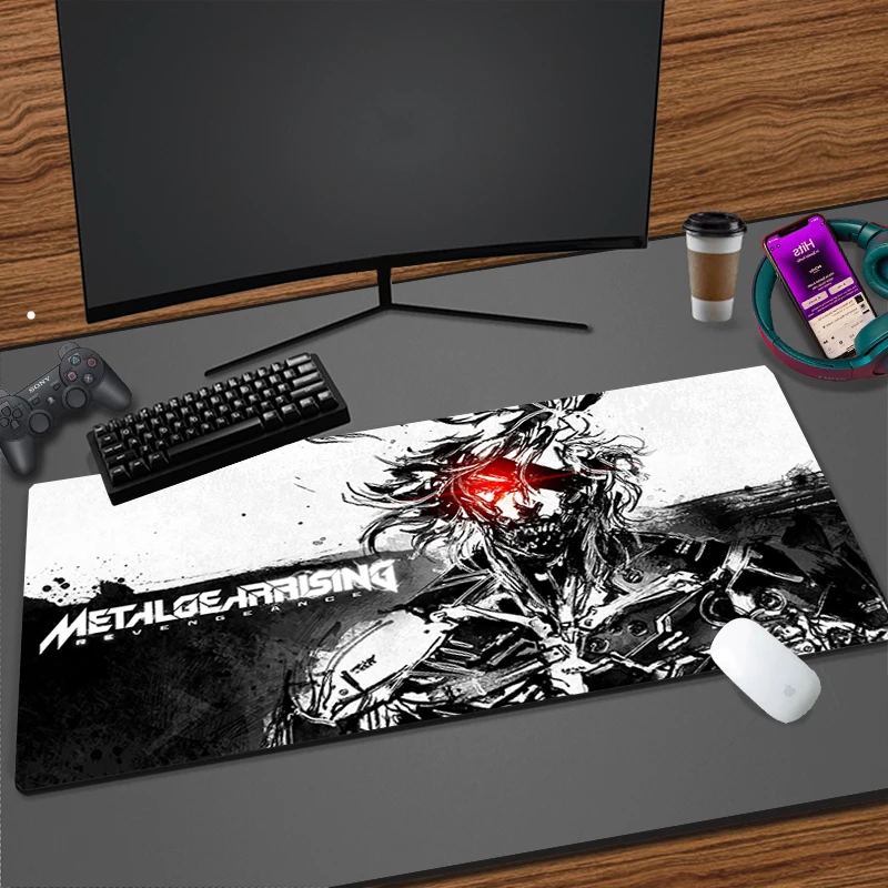 

Pc Game Metal Gear Solid Kawaii Anime Large Mousepad Computer Gaming Accessories Keyboard Desktop Mat Office Rubber Pad Cabinet