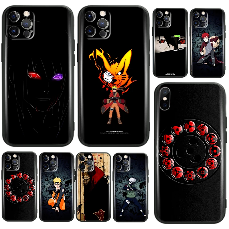 

Naruto Uchiha Sasuke For Apple iPhone 11 12 13 Pro Max 12 13 Mini X XR XS Max SE 6 6S 7 8 Plus Phone Case TPU Coque Carcasa