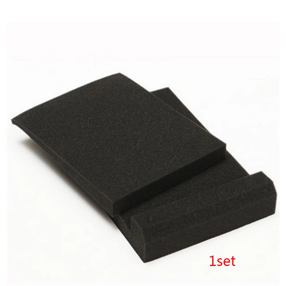 

1set Shock Resistance Monitor Replacement High Density Acoustic Black Isolation Accessories Studio Home Speaker Pad