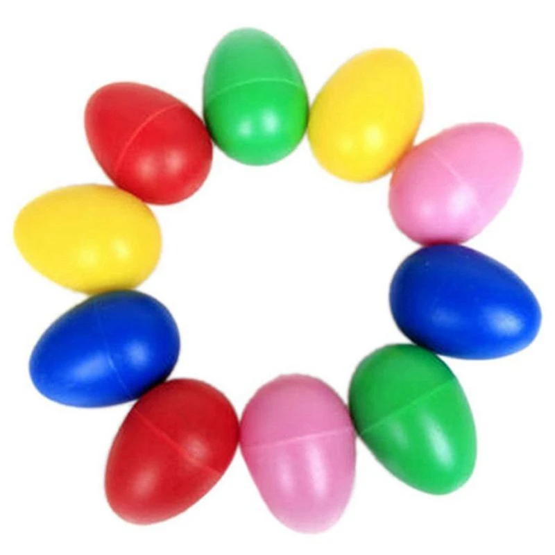 

40 Pack Plastic Percussion Musical Instrument Toys Egg Maracas Shakers