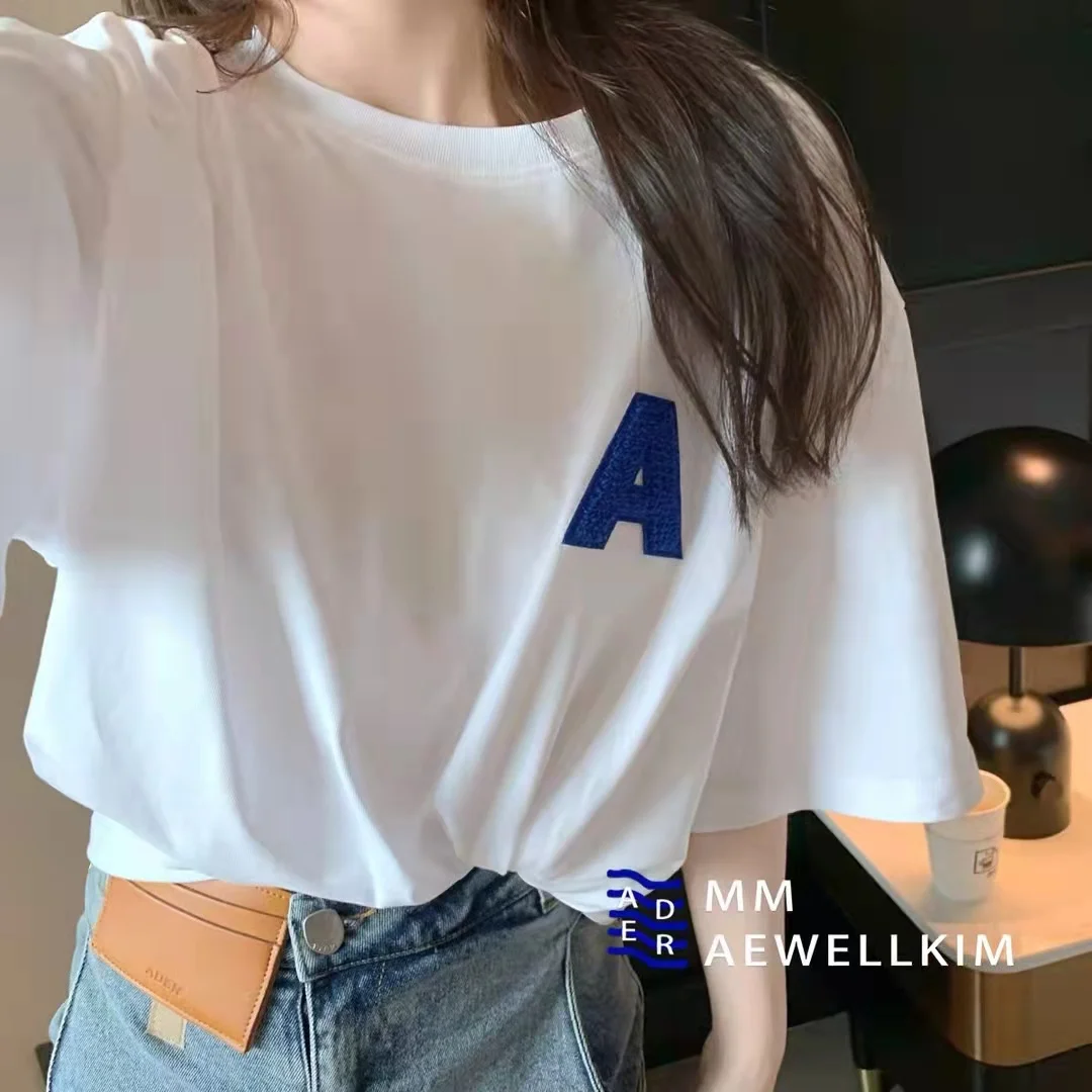 Высококачественная футболка с круглым вырезом для мужчин и женщин 3D вышивкой