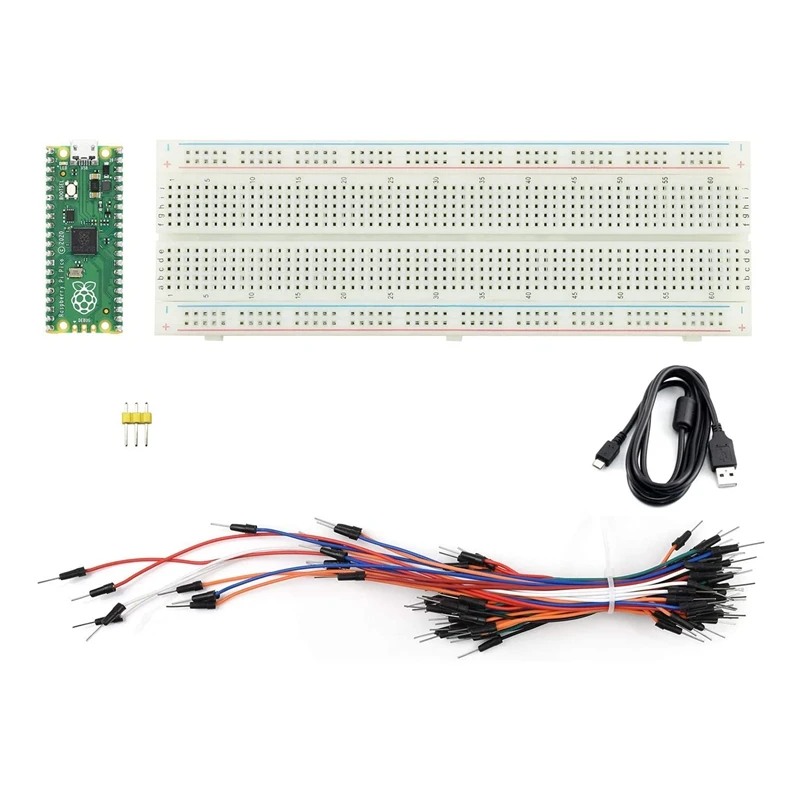 

Стартовый набор Waveshare для Raspberry Pi Pico, чип RP2040 на плате микроконтроллера, двухъядерный процессор ARM Cortex M0 +
