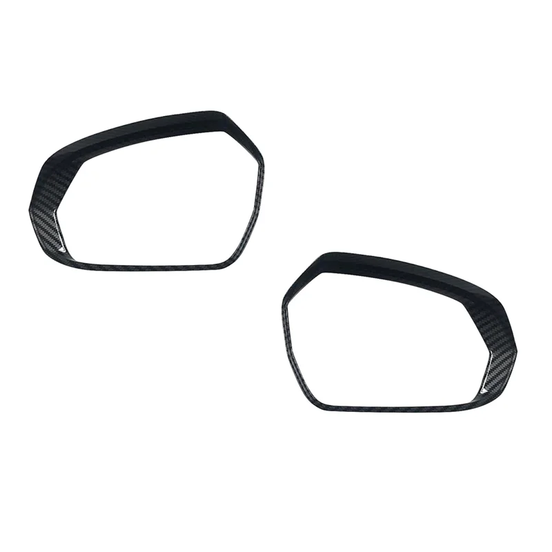 Автомобильное углеродное волокно ABS зеркало заднего вида защита от дождя Крышка