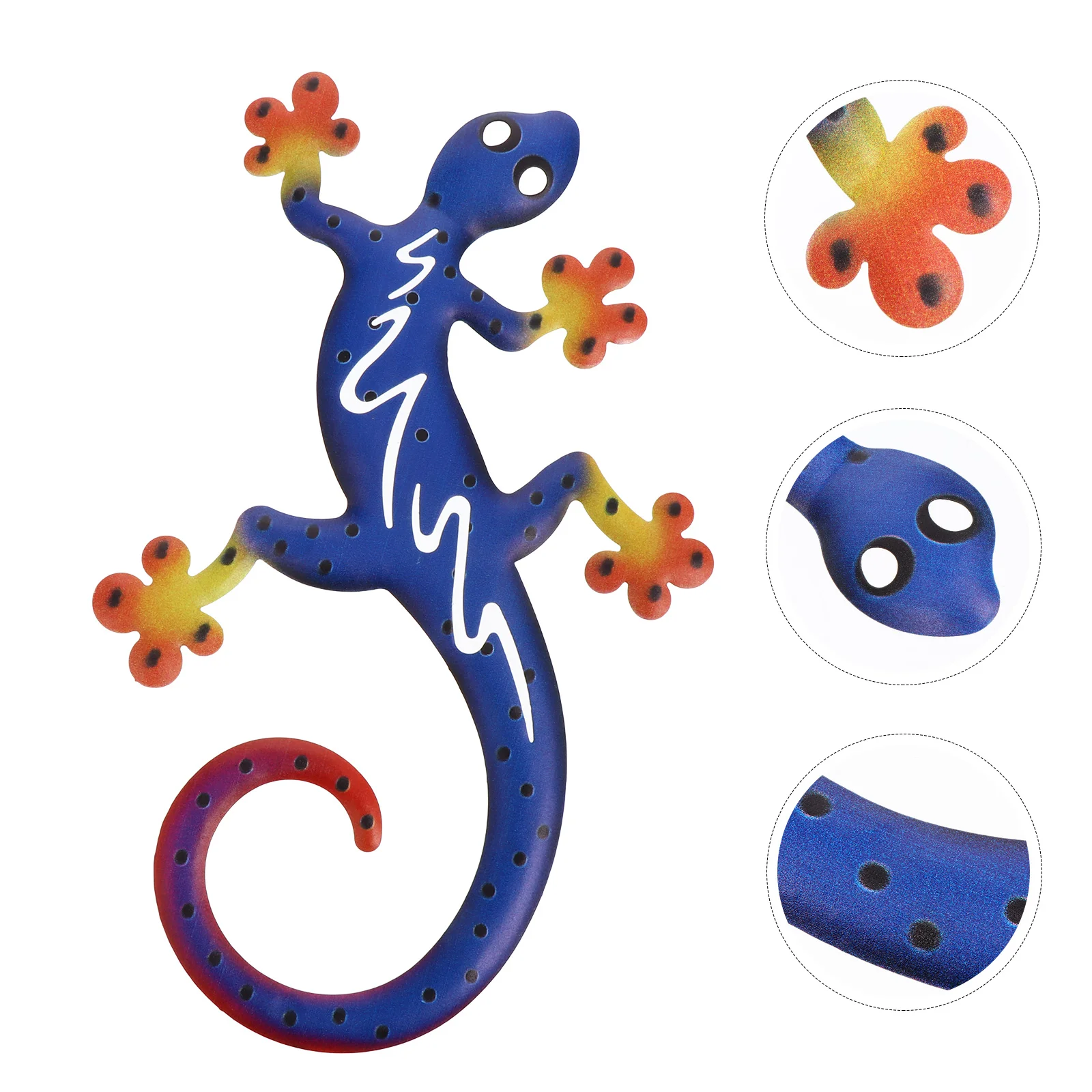 

Metal Wall Home Décor Lizard Sculpture Reptile Enclosure Gecko Decorate Lizard Wall Decorations