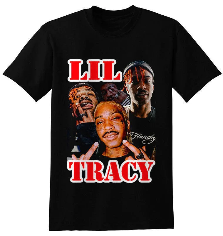 

Lil Tracy Black 2019 Unisex Cotton For O-Neck Cotton T Shirt Men Casual Short Sleeve Tees Tops Camisetas Mujer