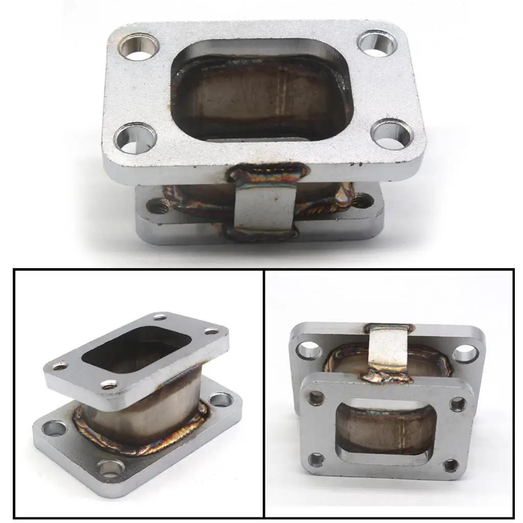 Переходник от стали к выпускному коллектору T3 фланец фланцу T2 T25 T28 1 шт.