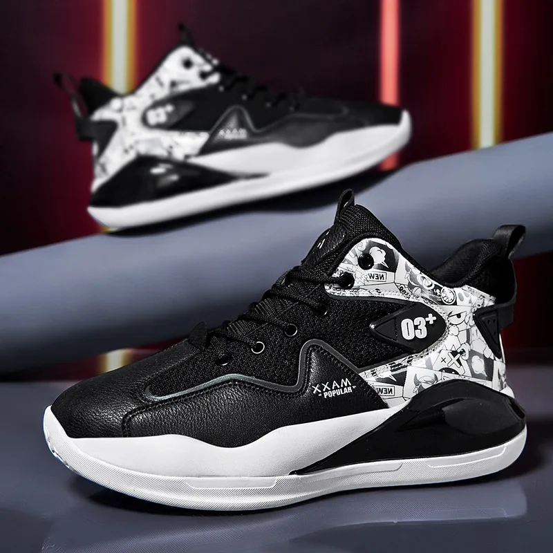Basketball Shoes Men Breathable Street Culture Fashion Sports and Leisure Non-slip Zapatillas Hombre 2022 New Sneakers Men