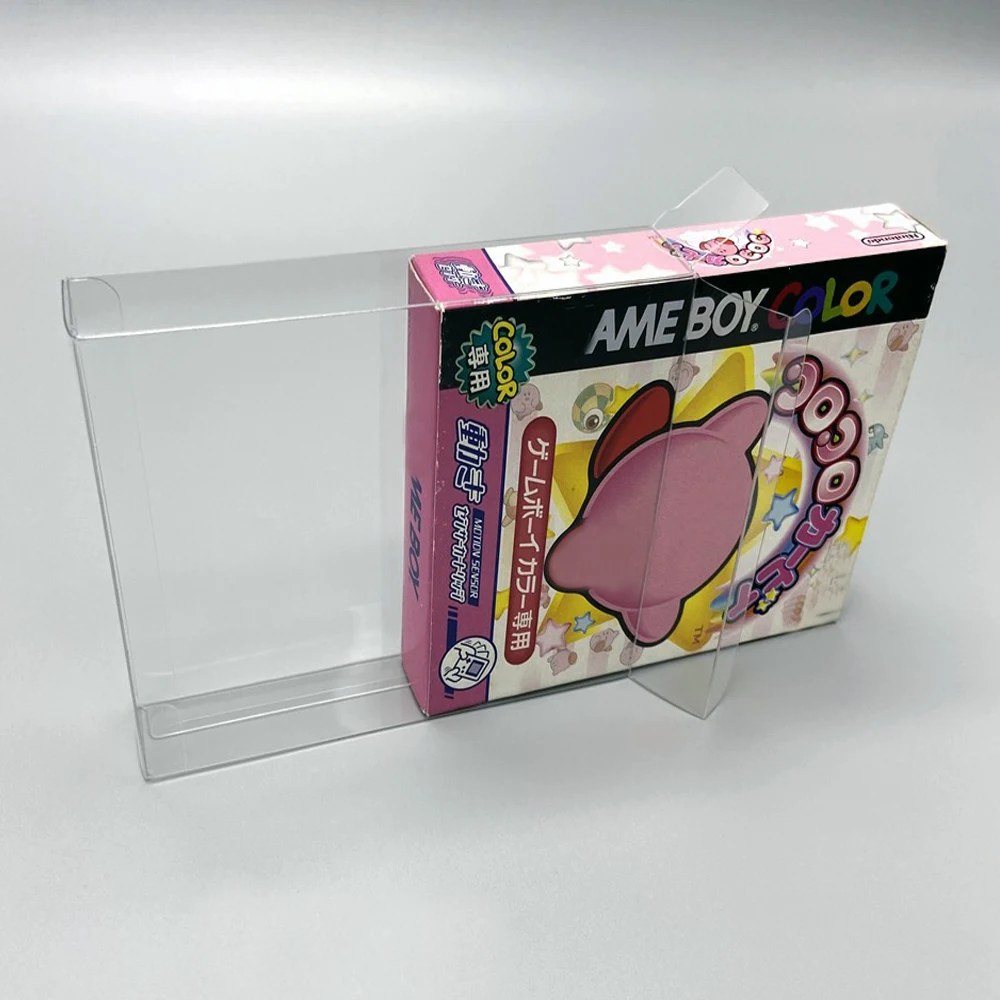 

5 Box Protector For Gameboy NINTENDO GBC Video Game Clear Display Case Collect Box