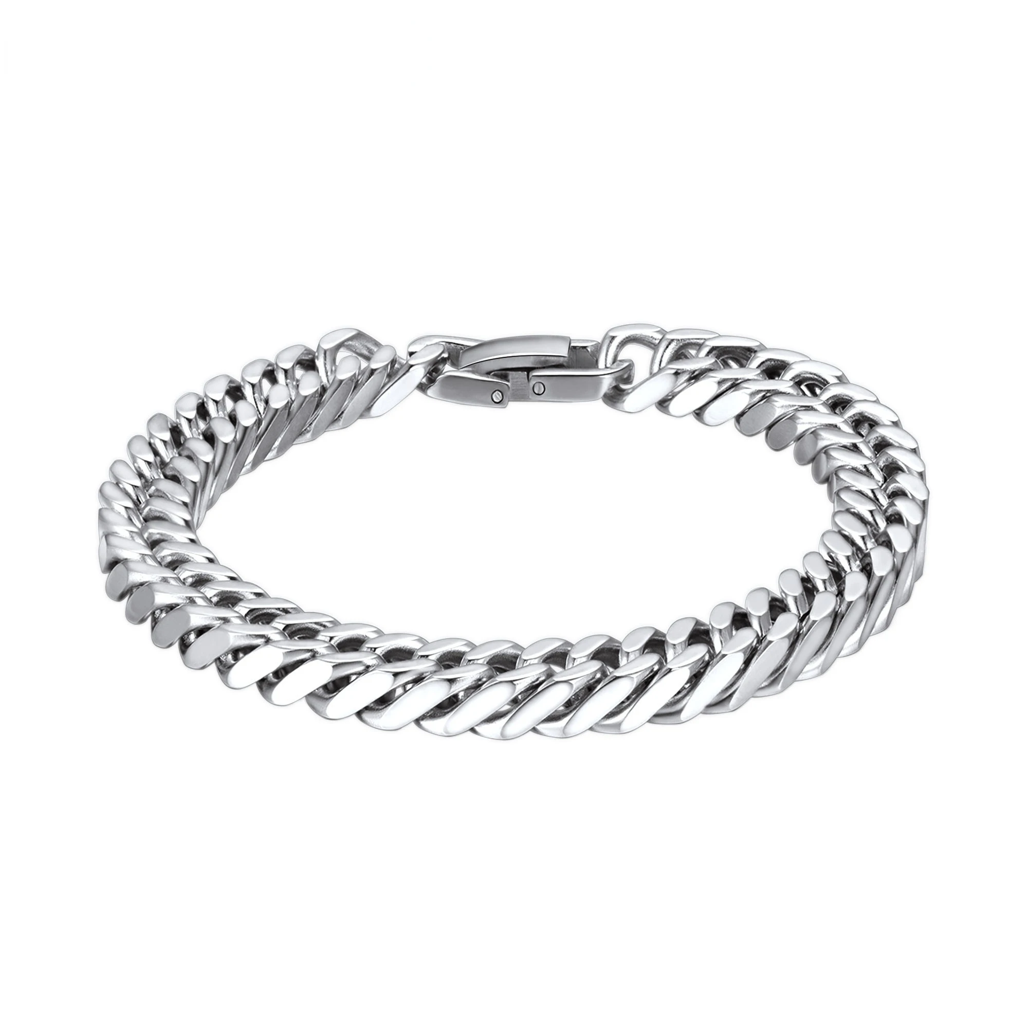 

ChainsPro Men Women Cuban Chain Bracelet Heavy Chunky Wrist Hip Hop Style Jewelry Link 316L Stainless Steel BM106