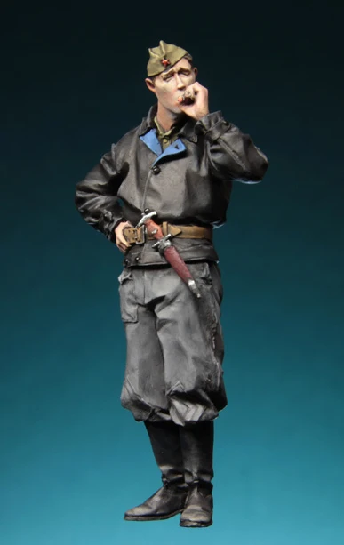 

1/35 Scale Die-cast Resin White Model Soviet Soldiers Need To Manually Color The Model Free Shipping