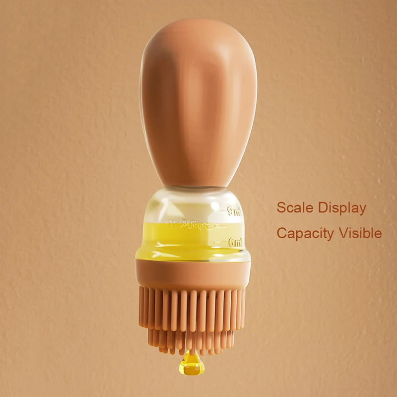 Аксессуары для кухни креативная силиконовая щетка емкость масла выпечки