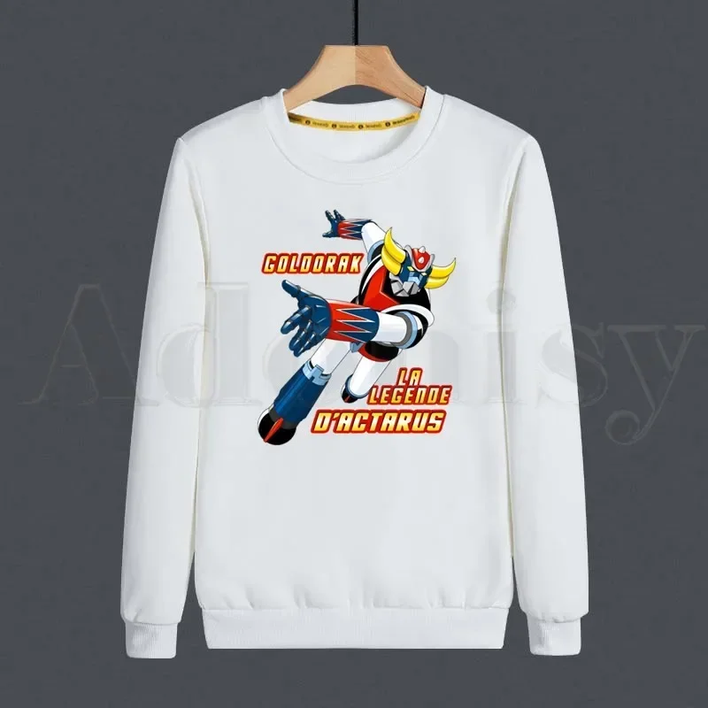 Толстовки с капюшоном Grandizer в японском аниме Goldorak трендовая мужская одежда