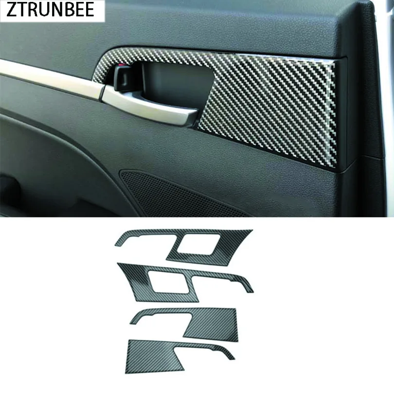 4 шт. Спортивная защитная рамка из углеродного волокна для Hyundai Elantra 2017 2018 2019