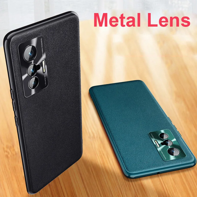 

Luxury Leather Metal Lens For Vivo X70 Pro Plus Case Soft Silicone Bumper Tpu Phone Case For Vivo X70 Pro Plus Cover