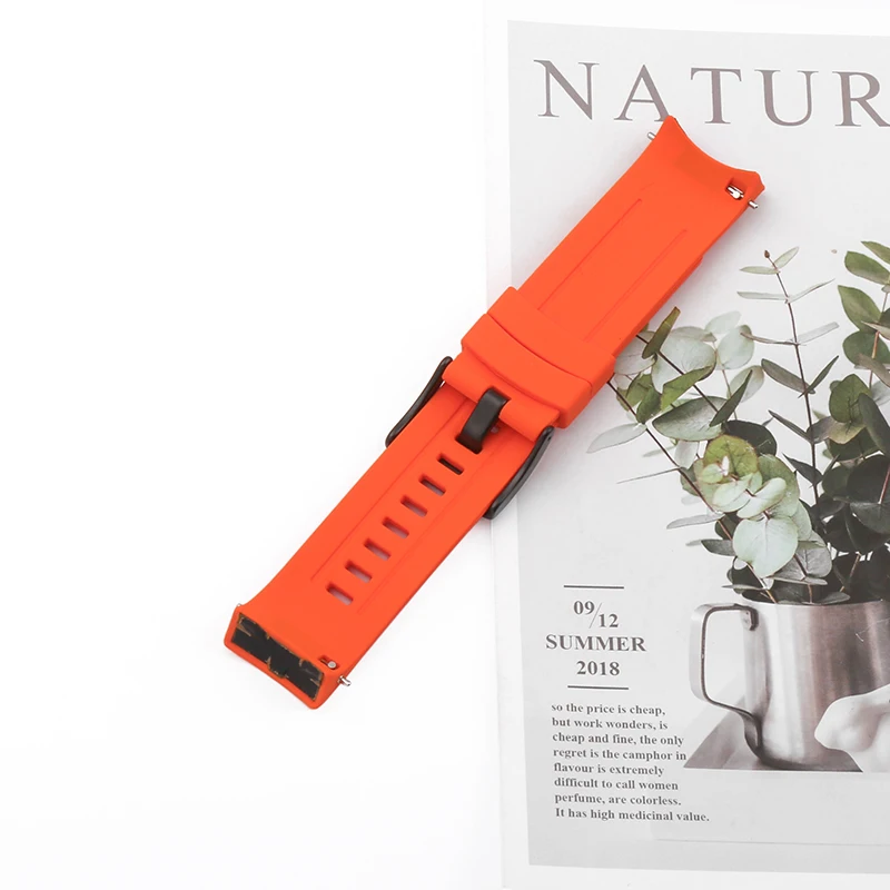 Watch accessories for SUUNTO sport baro 9 Sparta Outdoor Sport Waterproof silicone strap unisex 24mm