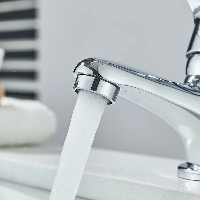 Смеситель для раковины кран горячей и холодной воды настенный ванной комнаты