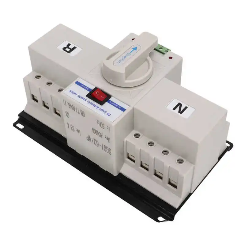

Automatic Transfer Switch Small Volume Status Display Stable 63A 400V Dual Power Automatic Switch Simple Structure for Family