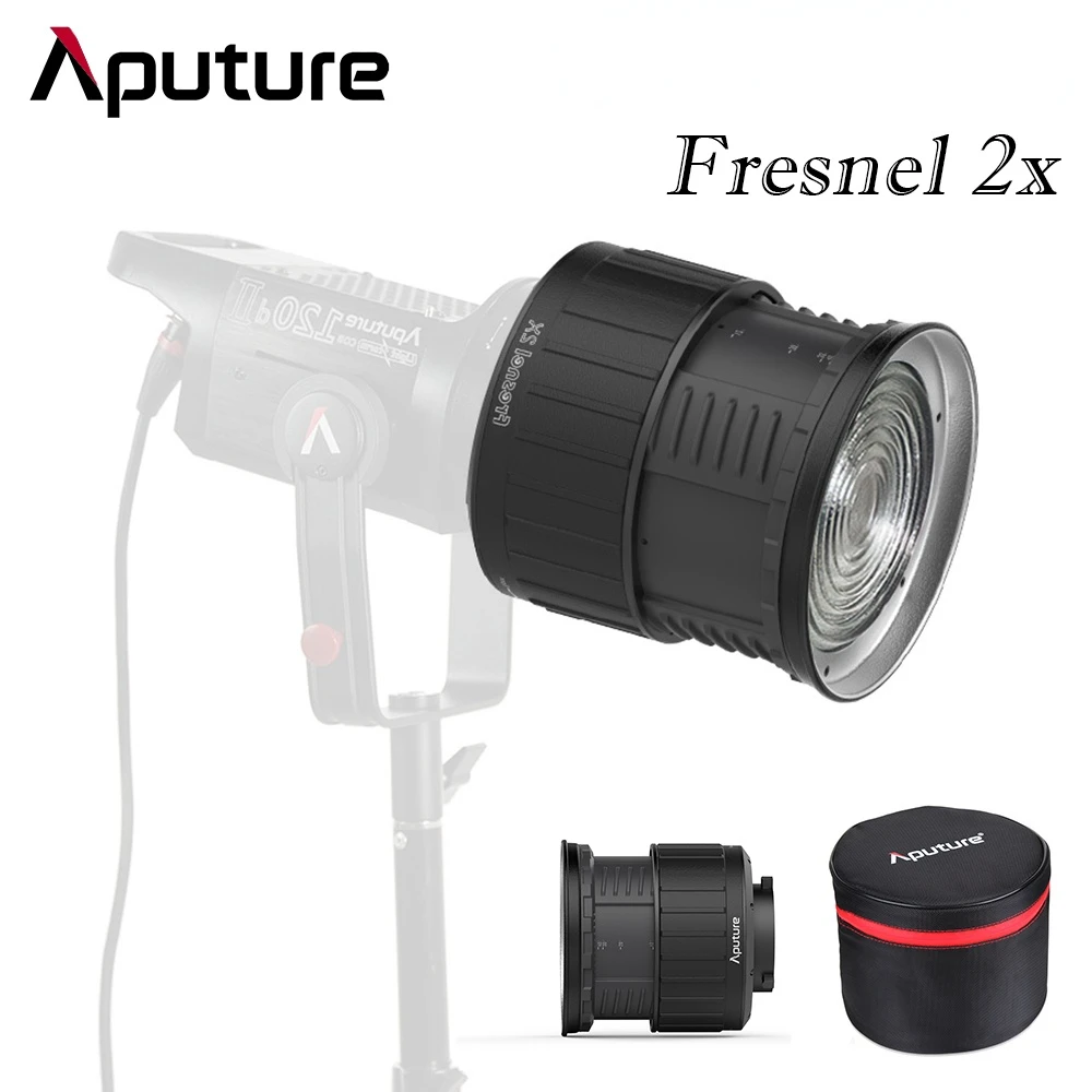 

Aputure Fresnel 2x Bowen-S Mount Light A Multi-Functional Light Shaping Tool Shape Your Light Use For LS C120 C300d Video Light