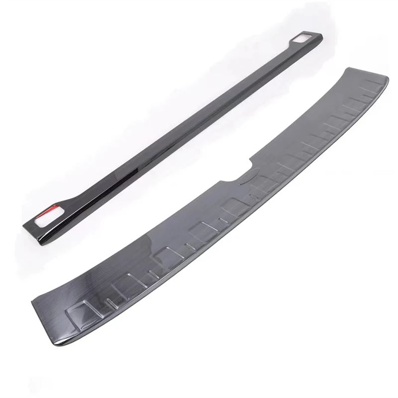 

Для Toyota Sequoia 08-21 модификация задней защитной доски Sequoia, защитная доска багажника, блестящая палочка, декоративные аксессуары для задней двери