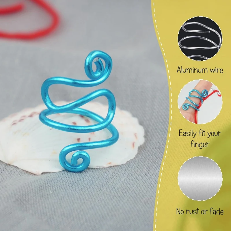 Кольцо для вязания крючком регулируемое кольцо